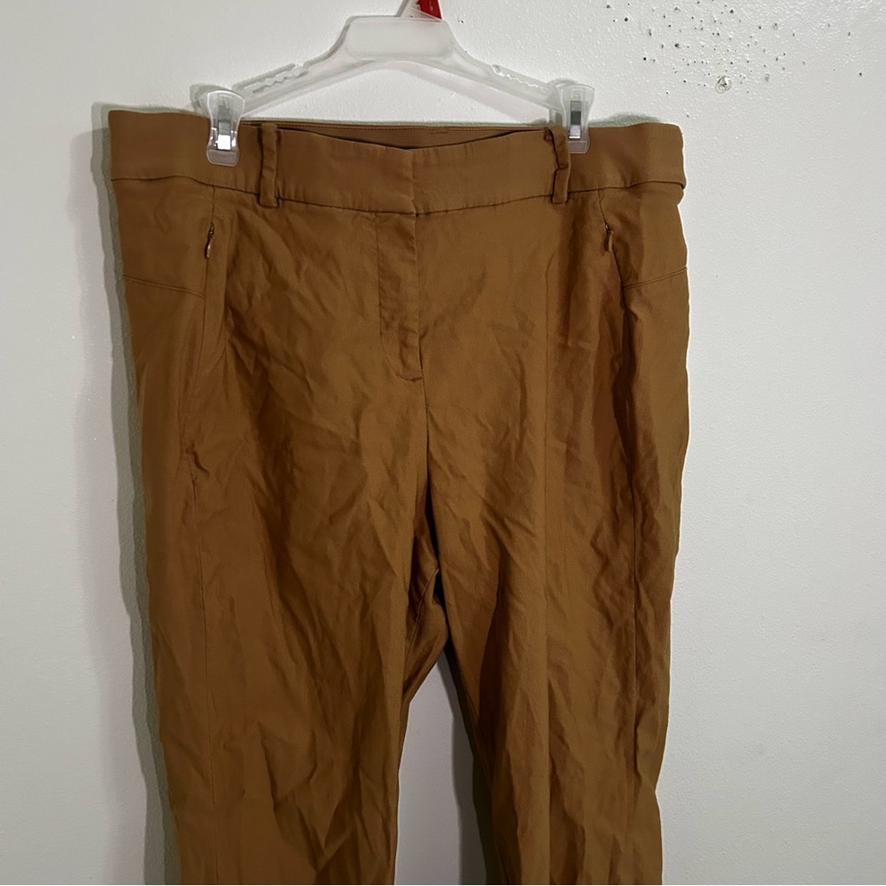 Lane Bryant 4 season signature khaki ankle pant - Picture 5 of 7